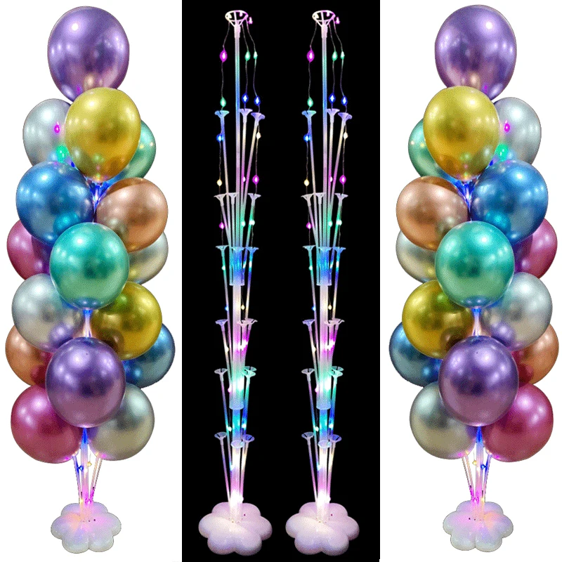 7/19 Tube Led Balloon Holder Balloons Stand Column Eid Balloon Adult Kids Birthday Party Baby Shower Wedding Decoration Supplies
7/19 Tube Led Balloon Holder Balloons Stand Column Eid Balloon Adult Kids Birthday Party Baby Shower Wedding Decoration Supplies