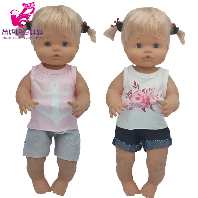Летняя одежда Nenuco Ropa Y Su Hermanita Reborn Baby Doll, одежда 40 см, розовая футболка, штаны
Летняя одежда Nenuco Ropa Y Su Hermanita Reborn Baby Doll, одежда 40 см, розовая футболка, штаны