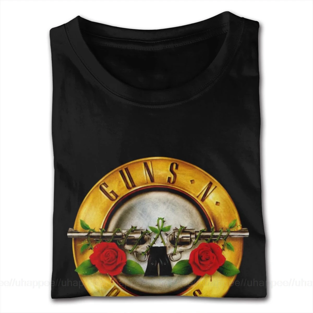 Рубашка Guns N Roses мужские футболки оверсайз с коротким рукавом брендовая