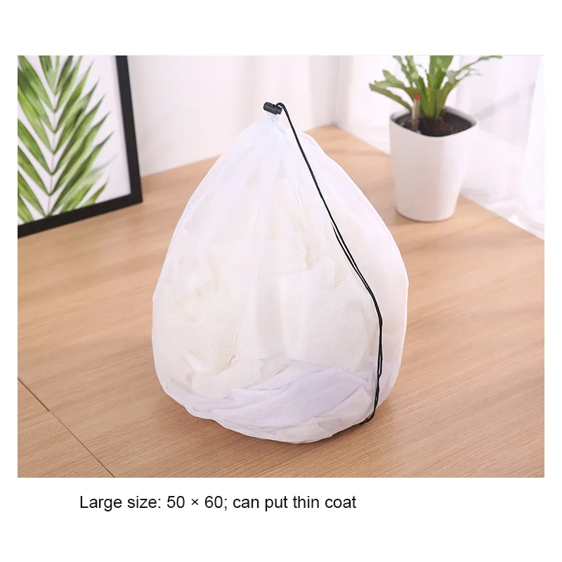 3 Size Drawstring Mesh Laundry Bag Nylon Washing Net Bag Underwear Bra Socks Underwear Washing Machine Clothes Storage Bag
3 Size Drawstring Mesh Laundry Bag Nylon Washing Net Bag Underwear Bra Socks Underwear Washing Machine Clothes Storage Bag