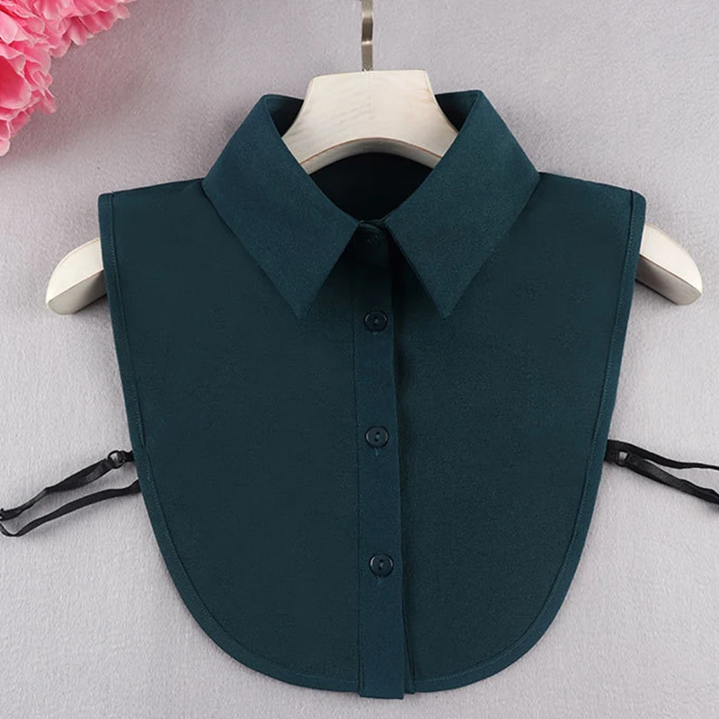 Detachable Lapel Fake Collar Solid Half Shirt Women Chiffon Under Sweater Dress Clothing Decorationg Accessories
Detachable Lapel Fake Collar Solid Half Shirt Women Chiffon Under Sweater Dress Clothing Decorationg Accessories
