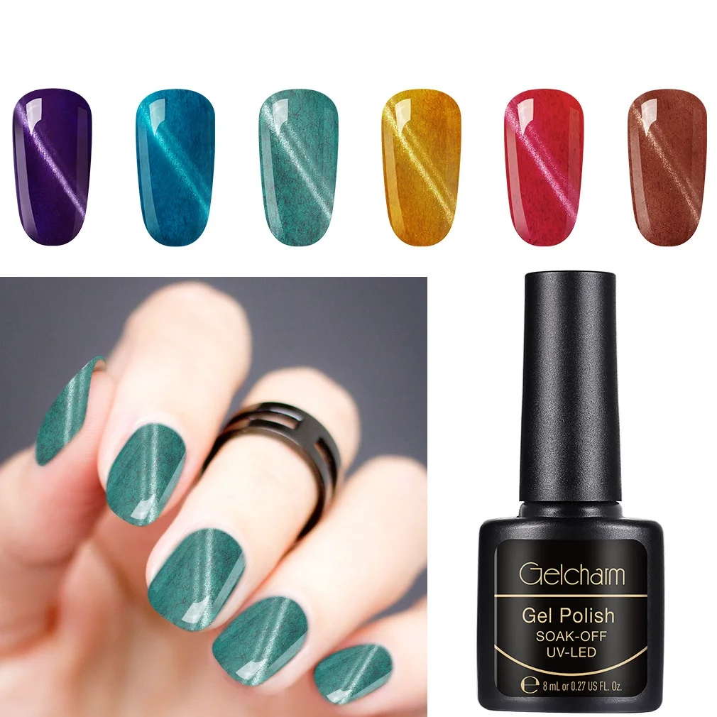 UV 4D Cat Eye Gel Nail Polish Semi Permanent Nail Art Set For Manicure Magnet Top Base of Nails Gel Varnish 8ML
UV 4D Cat Eye Gel Nail Polish Semi Permanent Nail Art Set For Manicure Magnet Top Base of Nails Gel Varnish 8ML