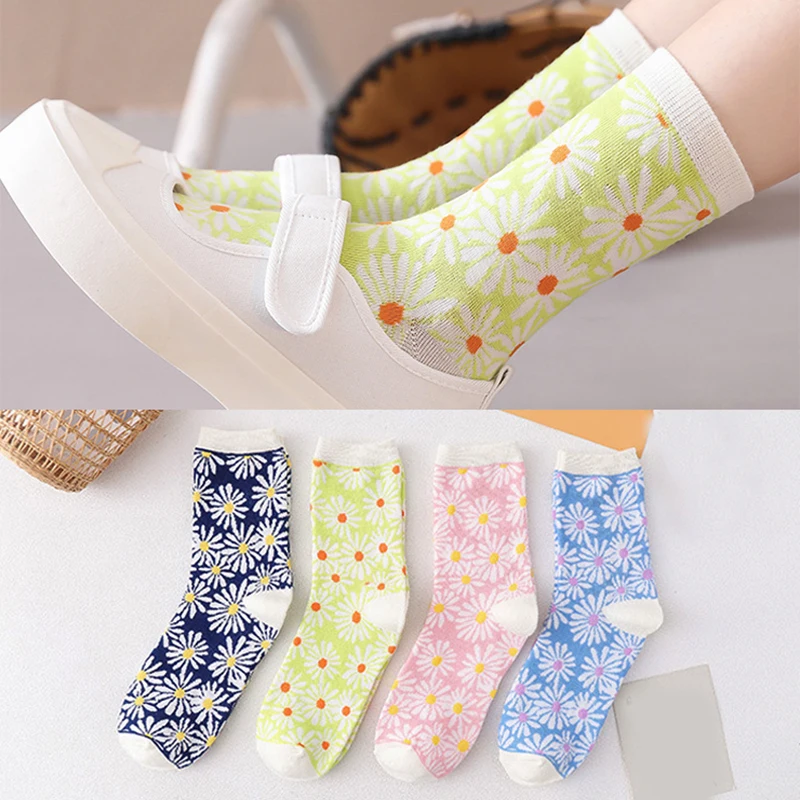 Tube Socks Flower Daisy Funny skateboard socks Kawaii Chrysanthemum Japanese Women Socks Knee Highs Casual Socks Streetwear New
Tube Socks Flower Daisy Funny skateboard socks Kawaii Chrysanthemum Japanese Women Socks Knee Highs Casual Socks Streetwear New