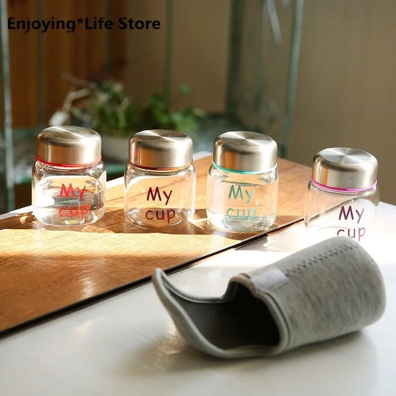 New Mini Cute Glass Casual Cup Mycup Water Cup Creative Water Bottle for Kids Flat Water Bottle
New Mini Cute Glass Casual Cup Mycup Water Cup Creative Water Bottle for Kids Flat Water Bottle