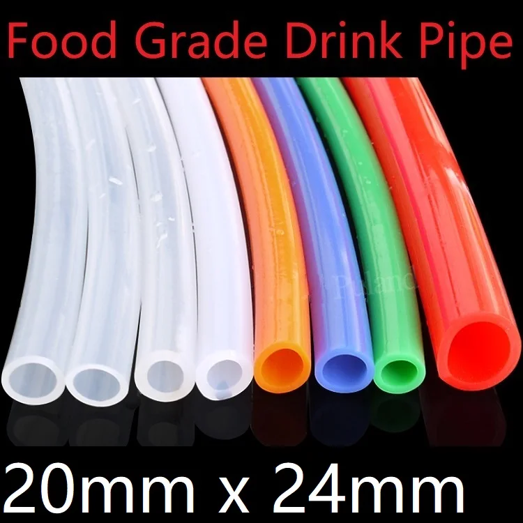 20x24 Silicone Tube ID 20mm OD 24mm Flexible Rubber Hose Thickness 2mm Fo Grade Soft Milk Beer Drink Pipe Water Connector
20x24 Silicone Tube ID 20mm OD 24mm Flexible Rubber Hose Thickness 2mm Fo Grade Soft Milk Beer Drink Pipe Water Connector