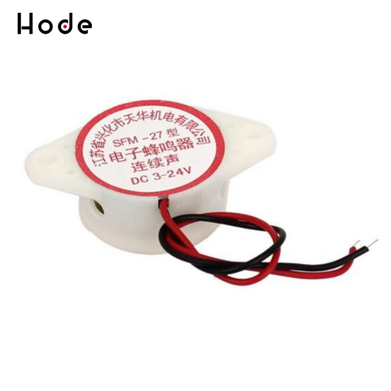 2PCS SFM-27 DC 3-24V 90DB Intermittent Beep Alarm Electronic Buzzer Sounder
2PCS SFM-27 DC 3-24V 90DB Intermittent Beep Alarm Electronic Buzzer Sounder