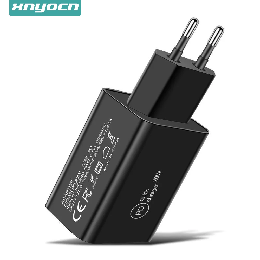 20W Fast Charging PD USB C Charger AU For iPhone Apple Samsung Huawei Xiaomi EU Power Adapter US UK Plug PD Charger Type C Port
20W Fast Charging PD USB C Charger AU For iPhone Apple Samsung Huawei Xiaomi EU Power Adapter US UK Plug PD Charger Type C Port
