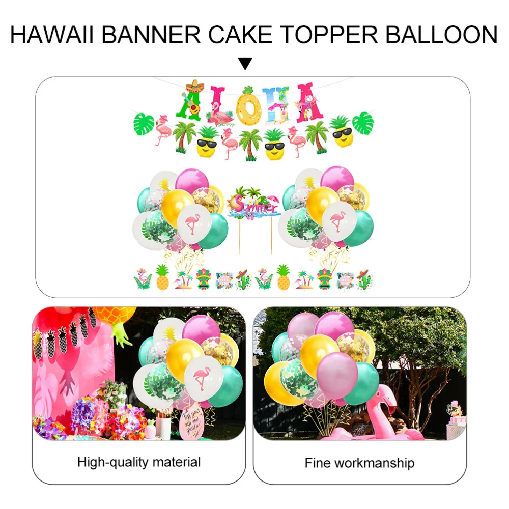 1 Set Birthday Balloon Cake Topper Banner Practical Premium Party Supplies 
1 Set Birthday Balloon Cake Topper Banner Practical Premium Party Supplies