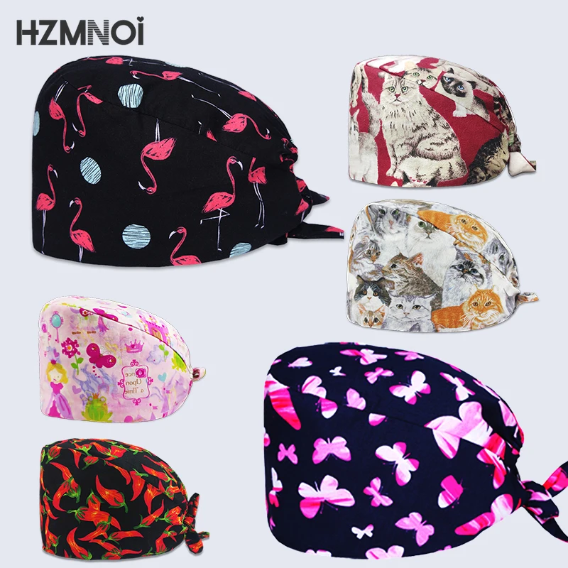 Personalized Printing Cute Matte Cap Adjustable Surgical Cap Beauty Salon Work Cap Dentist Cap Laboratory Pet Shop Nurse Cap
Personalized Printing Cute Matte Cap Adjustable Surgical Cap Beauty Salon Work Cap Dentist Cap Laboratory Pet Shop Nurse Cap