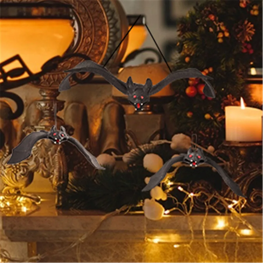 20 pcs Halloween Simulation Bats Trick Toy Hanging Vampire Pendant Scary Bat April Fool's Day Halloween Decorations Party Props
20 pcs Halloween Simulation Bats Trick Toy Hanging Vampire Pendant Scary Bat April Fool's Day Halloween Decorations Party Props