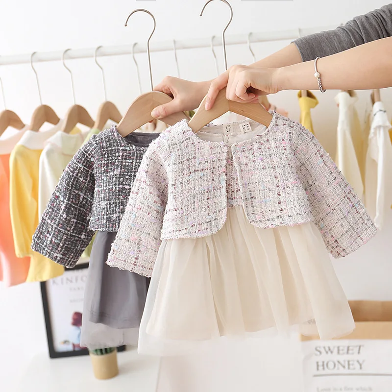 Children's Suit Princess Boutique Children Kids Baby Girls Choths 2020 Winter Mesh Dress+coat 2 Pieces Cotton Coat Fashion Solid
Children's Suit Princess Boutique Children Kids Baby Girls Choths 2020 Winter Mesh Dress+coat 2 Pieces Cotton Coat Fashion Solid