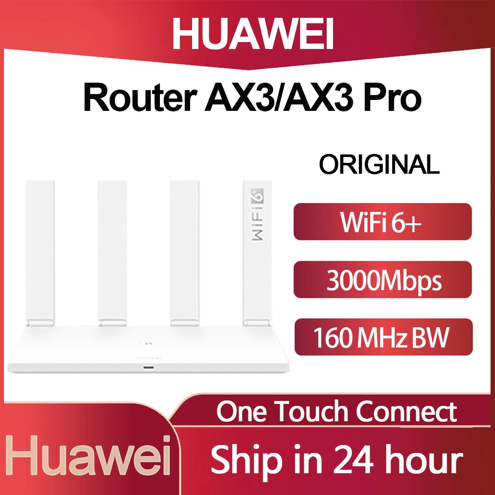 Маршрутизатор Huawei AX3/AX3 Pro двухдиапазонный, 6 + 3000 Мбит/с, 2,4 ГГц, 5 ГГц
Маршрутизатор Huawei AX3/AX3 Pro двухдиапазонный, 6 + 3000 Мбит/с, 2,4 ГГц, 5 ГГц