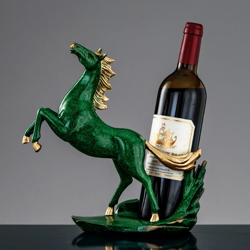 Wine Racks Handmade Home Bar Kitchen Accessories Resin Horse Model Wine Holder Home Decoration Figurines Miniatures Crafts Gifts
Wine Racks Handmade Home Bar Kitchen Accessories Resin Horse Model Wine Holder Home Decoration Figurines Miniatures Crafts Gifts