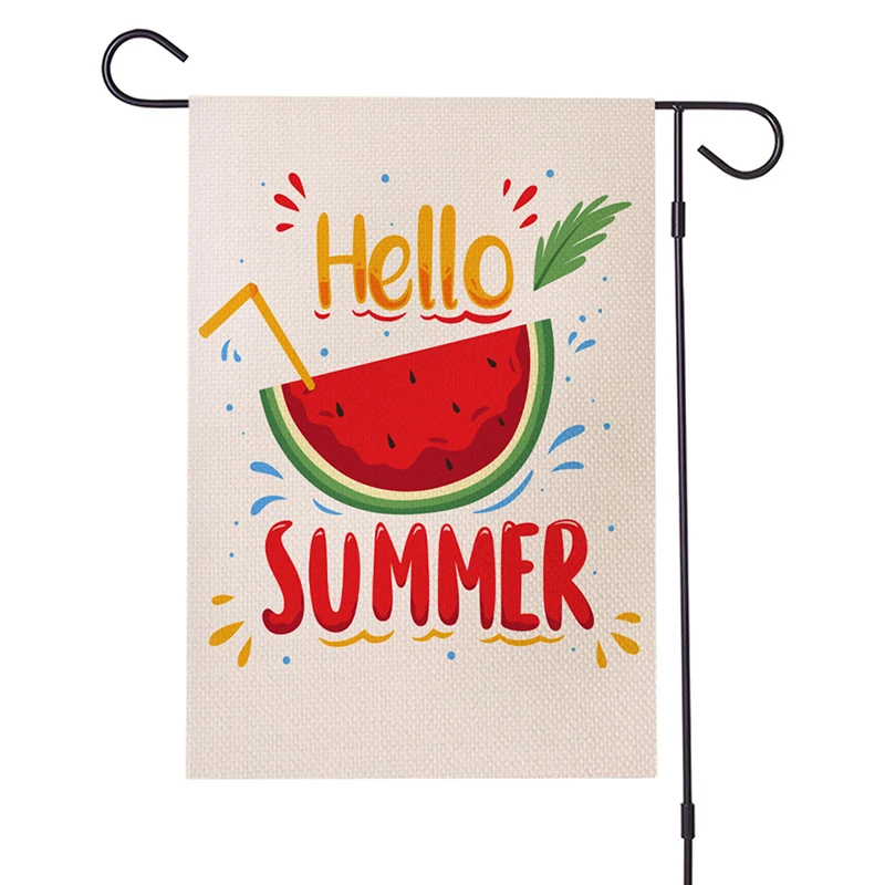 Double-sided Garden Flag Outdoor Decor Hanging Welcome Summer Season Banner Party Flags Decor 
Double-sided Garden Flag Outdoor Decor Hanging Welcome Summer Season Banner Party Flags Decor