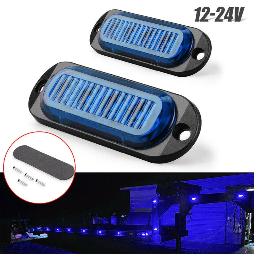 2pcs Blue Side Marker Clearance Trailer Truck RV Boat LED Light Waterproof 12/24V Blue Lamps Truck Light For Truck Trailer Boat
2pcs Blue Side Marker Clearance Trailer Truck RV Boat LED Light Waterproof 12/24V Blue Lamps Truck Light For Truck Trailer Boat