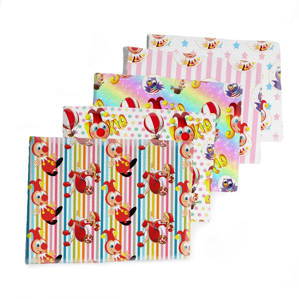 Cartoon Clown Twill Fabric Jokie En Jet Patchwork Printed Polyester 50*145CM
Cartoon Clown Twill Fabric Jokie En Jet Patchwork Printed Polyester 50*145CM