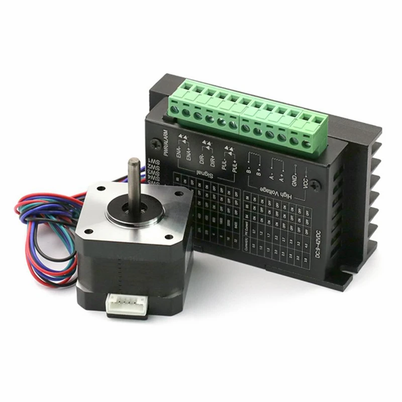 Шаговый двигатель Nema 17 23 + шаговый Драйвер TB6600, 32 сегмента, улучшенная версия, 4,0 А, 9-42 В постоянного тока, фрезерные комплекты
Шаговый двигатель Nema 17 23 + шаговый Драйвер TB6600, 32 сегмента, улучшенная версия, 4,0 А, 9-42 В постоянного тока, фрезерные комплекты