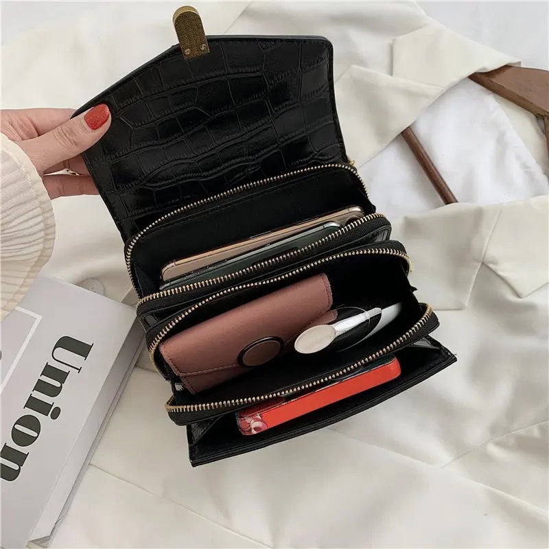 Multifunctional Zipper Bags for Women 2020 Small PU Leather Flap Crossbody Bag Famale Chain Shoulder Bag Women's Handbags 6476
Multifunctional Zipper Bags for Women 2020 Small PU Leather Flap Crossbody Bag Famale Chain Shoulder Bag Women's Handbags 6476