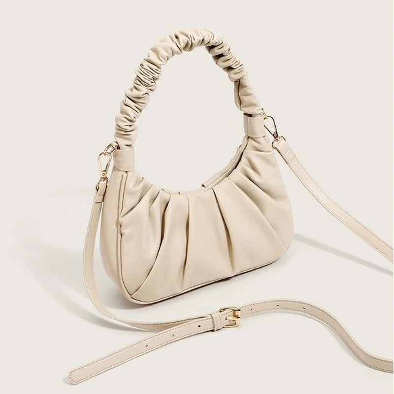 2021 Korean Version Clouds Folds Women's bag Underarm Baguette Shoulder Bags Women Luxury Leather Handbag Crossbody Tote Purse
2021 Korean Version Clouds Folds Women's bag Underarm Baguette Shoulder Bags Women Luxury Leather Handbag Crossbody Tote Purse