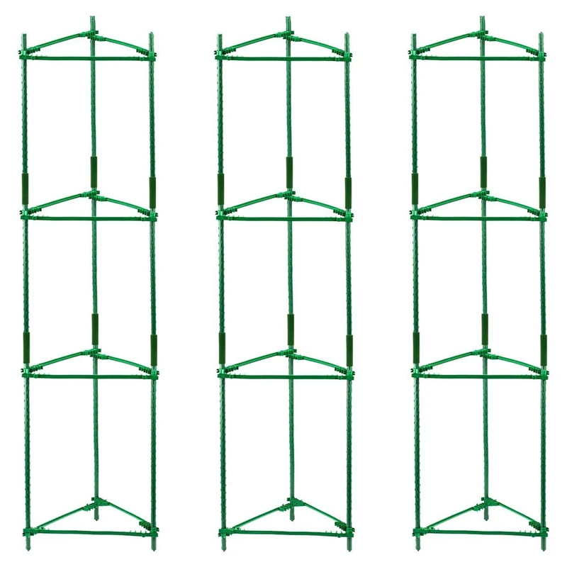 Tomato Cages Garden Plant Support Stakes Set Outdoor Vegetable Trellis for Vertical Climbing Plant (84 Pieces) 
Tomato Cages Garden Plant Support Stakes Set Outdoor Vegetable Trellis for Vertical Climbing Plant (84 Pieces)
