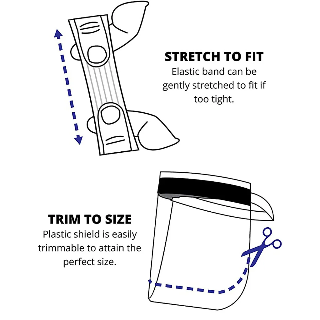 2PC Unisex Full Face Shield PET transparent protective Anti-droplet Dustproof Fog Faceshield Safety Screen Respirato Reusable A5
2PC Unisex Full Face Shield PET transparent protective Anti-droplet Dustproof Fog Faceshield Safety Screen Respirato Reusable A5