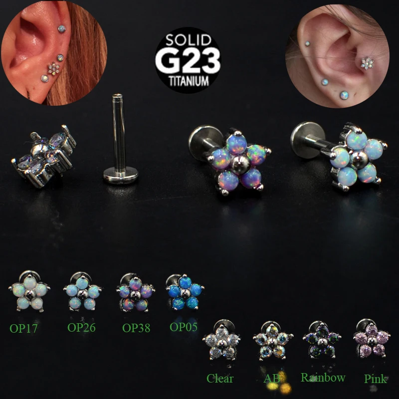 1Pc G23 Titanium 6/8mm Labret Monroe Lip Stud Piercing Jewelry Prong Setting Zircon Opal Ear Helix Tragus Cartilage Stud Earring
1Pc G23 Titanium 6/8mm Labret Monroe Lip Stud Piercing Jewelry Prong Setting Zircon Opal Ear Helix Tragus Cartilage Stud Earring