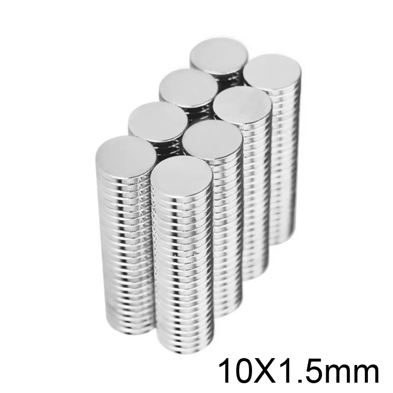 20~500PCS 10x1.5 Disc Rare Earth Magnets 10x1.5mm Small Round Magnets Strong 10mm X 1.5mm Permanent Neodymium Magnets 10*1.5
20~500PCS 10x1.5 Disc Rare Earth Magnets 10x1.5mm Small Round Magnets Strong 10mm X 1.5mm Permanent Neodymium Magnets 10*1.5
