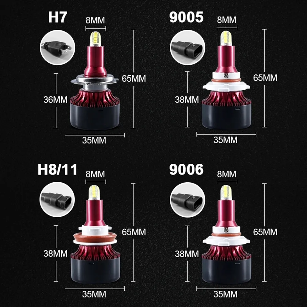 2pcs Mini Car Led Headlight G7 H1/H7/H8/H9/H11/9005/HB3/9006 Led Headlight Bulbs Auto Headlamp 6000K 30W Automotive Head Bulb
2pcs Mini Car Led Headlight G7 H1/H7/H8/H9/H11/9005/HB3/9006 Led Headlight Bulbs Auto Headlamp 6000K 30W Automotive Head Bulb