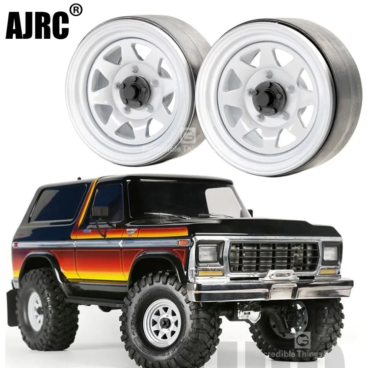 1 9 дюймовый металлический обод ступицы колеса Beadlock для 1/10 Rc Гусеничный