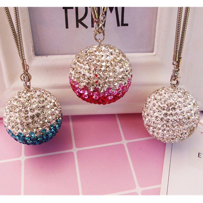 Rhinestone Interior Decor Crystal Ball Lucky Charm Pendant Car Rear View Mirror Charm Crystal Bling Ball Hanging Ornament 
Rhinestone Interior Decor Crystal Ball Lucky Charm Pendant Car Rear View Mirror Charm Crystal Bling Ball Hanging Ornament