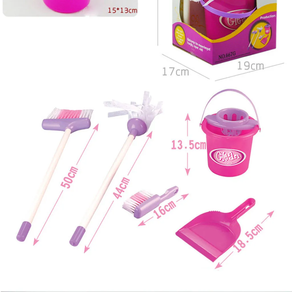 Kids Household Cleaning Set Pretended Broom Dustpan Brush Toy Play Game Fun toys for children
Kids Household Cleaning Set Pretended Broom Dustpan Brush Toy Play Game Fun toys for children