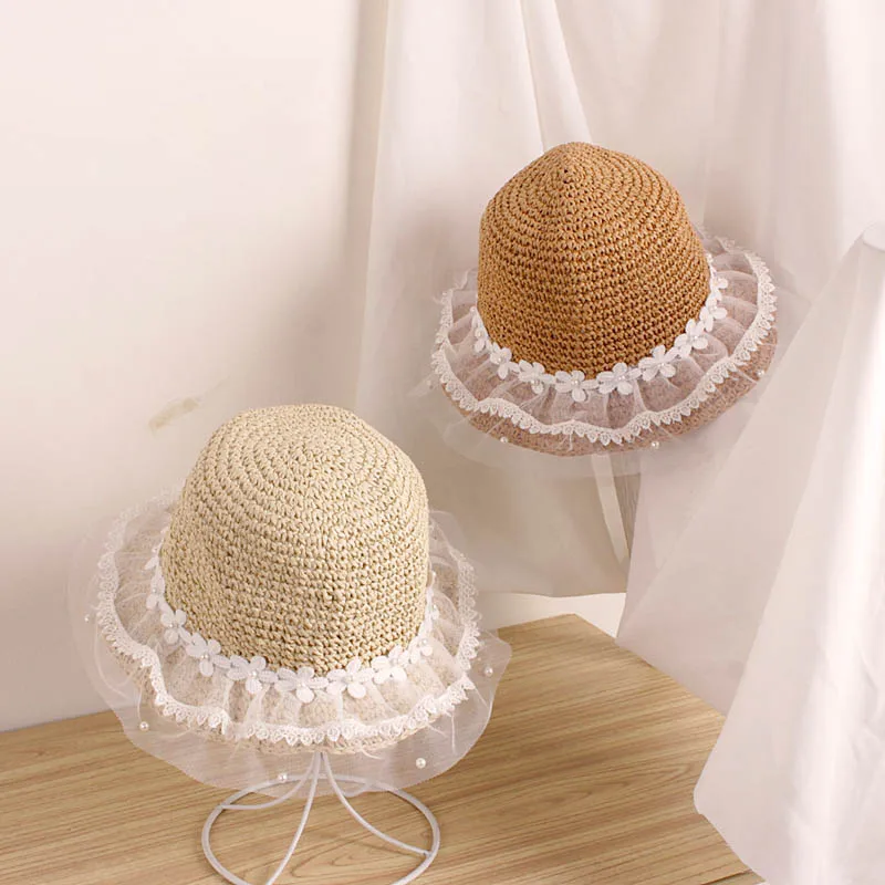 Keelorn 2021 Summer Girls Sun Hats Fashion Spring Baby Girl Hat Infant Straw Flowers Lace Accessories Children Lovely Caps
Keelorn 2021 Summer Girls Sun Hats Fashion Spring Baby Girl Hat Infant Straw Flowers Lace Accessories Children Lovely Caps
