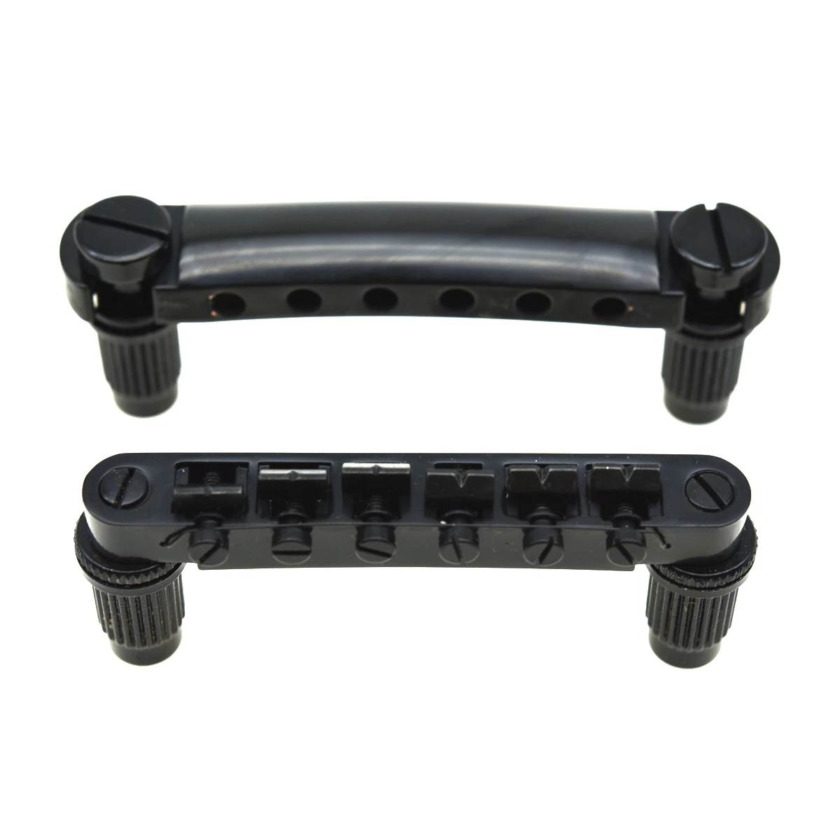 Genuine Black LP Guitar Tune-o-Matic Bridge & Stop Bar Tailpiece with Studs Fits for Epi Les Paul
Genuine Black LP Guitar Tune-o-Matic Bridge & Stop Bar Tailpiece with Studs Fits for Epi Les Paul