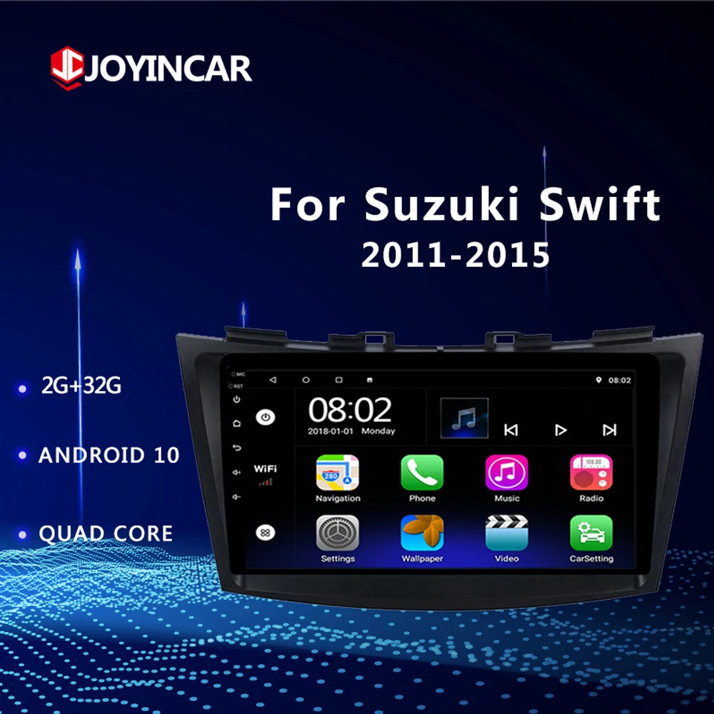 Автомагнитола для Suzuki Swift 2011-2015, Android 10,1, GPS-навигация, мультимедийный плеер Mirror Link, BT, Wi-Fi, сенсорный экран, 2 din, 9 дюймов 
Автомагнитола для Suzuki Swift 2011-2015, Android 10,1, GPS-навигация, мультимедийный плеер Mirror Link, BT, Wi-Fi, сенсорный экран, 2 din, 9 дюймов