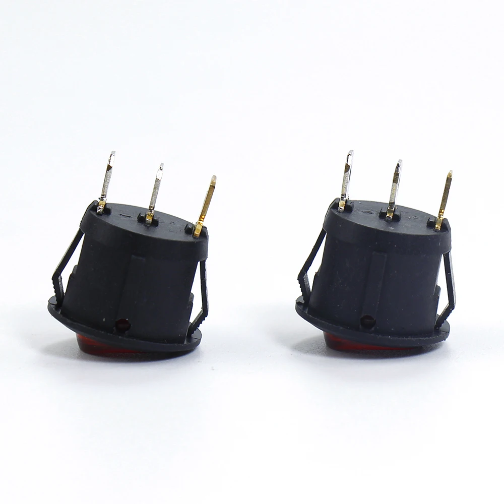 

KCD1 rocker switch red Light Power Boat Toggle Switches Waterproof ship type The two files 3 pins 250V