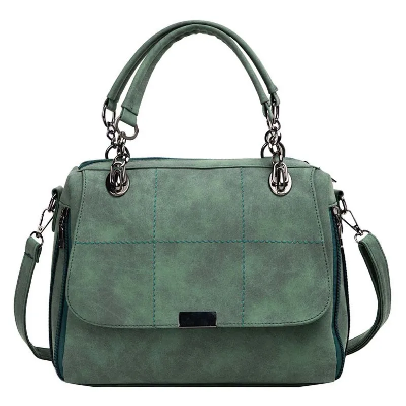 Matte Women Handbag Scrub Female Shoulder Bags Large Capacity Matcha PU Leather Lady Totes Boston Bag for Travel Hand Bags 2020
Matte Women Handbag Scrub Female Shoulder Bags Large Capacity Matcha PU Leather Lady Totes Boston Bag for Travel Hand Bags 2020