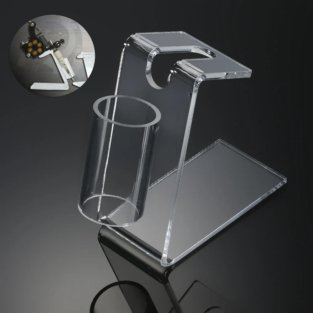 Professional Tattoo Machine Holder Stand Transparent Acrylic Tattoo Gun Supply Stand Rack Rest Organzier Accessory for Tattooist
Professional Tattoo Machine Holder Stand Transparent Acrylic Tattoo Gun Supply Stand Rack Rest Organzier Accessory for Tattooist