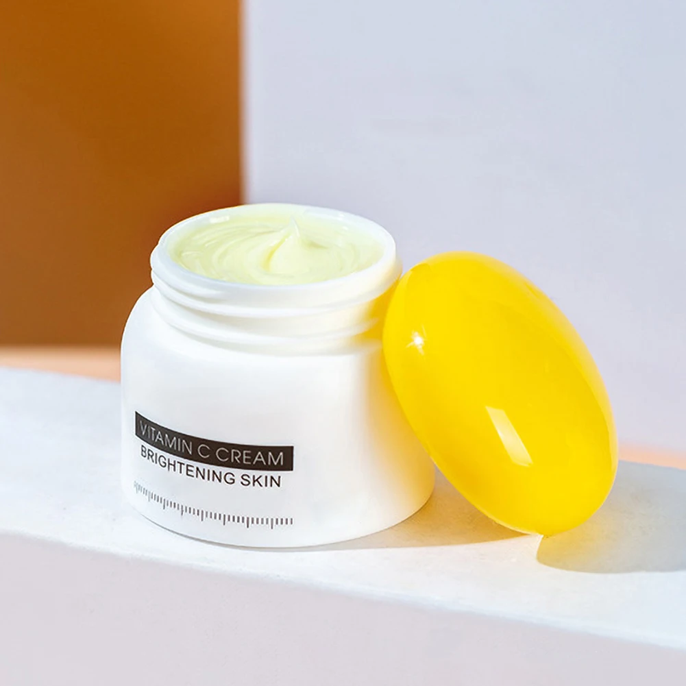 50g Vitamin C Cream Moisturing Whitening Brightening Repair Fade Freckles Face Cream
50g Vitamin C Cream Moisturing Whitening Brightening Repair Fade Freckles Face Cream