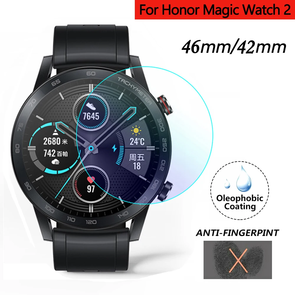 Закаленное стекло для Honor Magic Watch 2 (46 мм) Защита экрана Huawei Watch2 42 мм 46 защитная