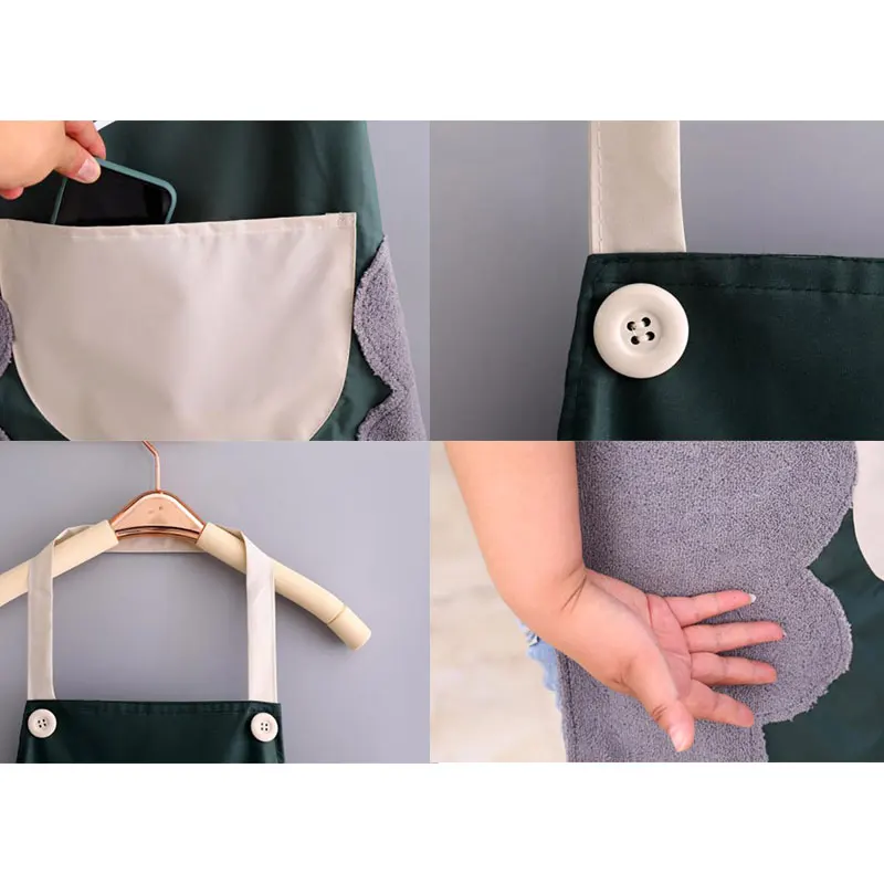 Household Waterproof Hand-wiping Kitchen Apron Heart Love Waterproof Polyester Apron Adult Bibs Home Aprons Kitchen Accessory
Household Waterproof Hand-wiping Kitchen Apron Heart Love Waterproof Polyester Apron Adult Bibs Home Aprons Kitchen Accessory