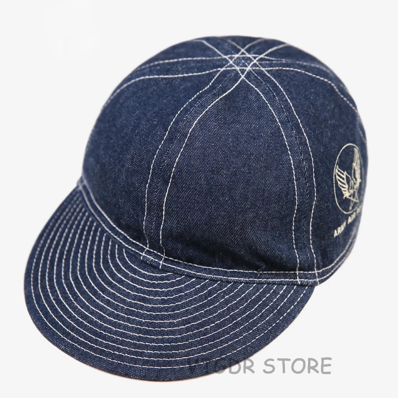 HBT USAAF Bronson Type A-3 Mechanics Cap US Army Denim Work Cap WW2 Military Hat
HBT USAAF Bronson Type A-3 Mechanics Cap US Army Denim Work Cap WW2 Military Hat