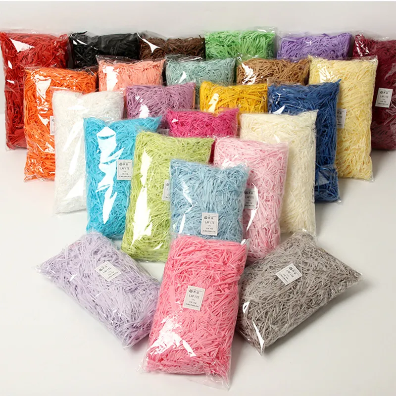 2021 Colorful Shredded Crinkle Paper Raffia Candy Boxes DIY Gift Box Filling Material Wedding Christmas Marriage Home Decoration
2021 Colorful Shredded Crinkle Paper Raffia Candy Boxes DIY Gift Box Filling Material Wedding Christmas Marriage Home Decoration