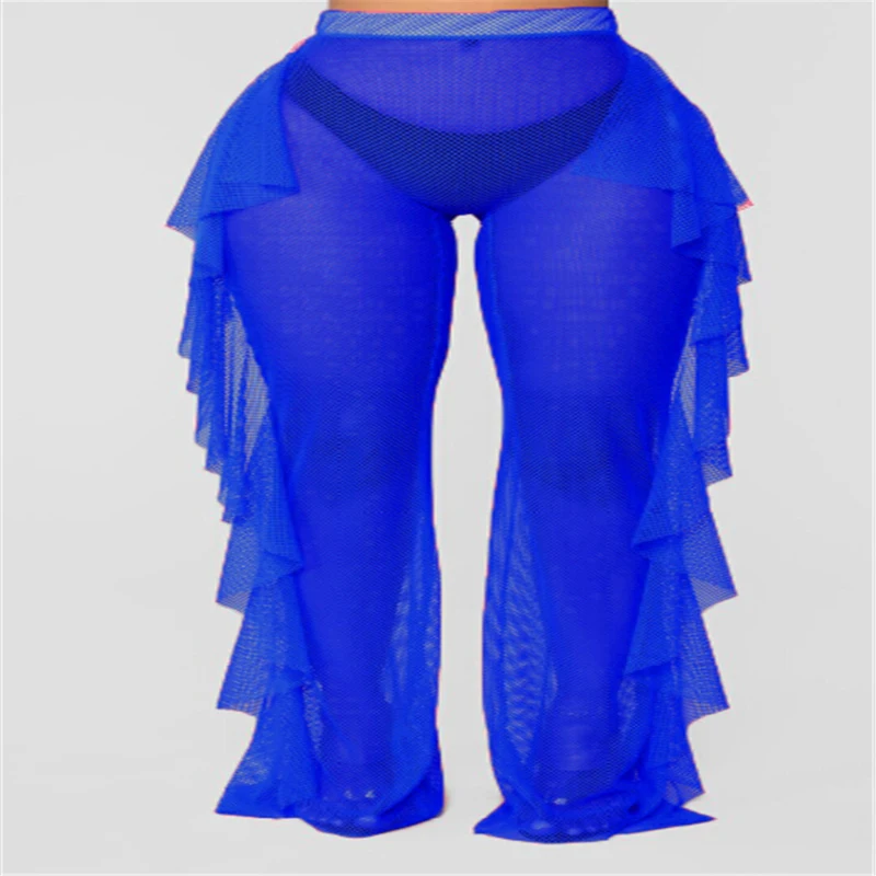 2021 summer Women Sexy Transparent Pants, casual Mesh Sheer Long Trousers, Bikini Cover Up Beachwear
2021 summer Women Sexy Transparent Pants, casual Mesh Sheer Long Trousers, Bikini Cover Up Beachwear