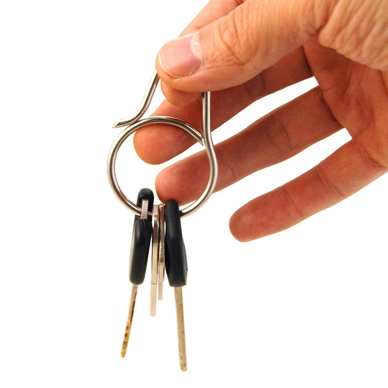 Outdoor Key Chain Hanging Hook Simple Style Quick Release Clip Tools For Keys Rings Utensil
Outdoor Key Chain Hanging Hook Simple Style Quick Release Clip Tools For Keys Rings Utensil