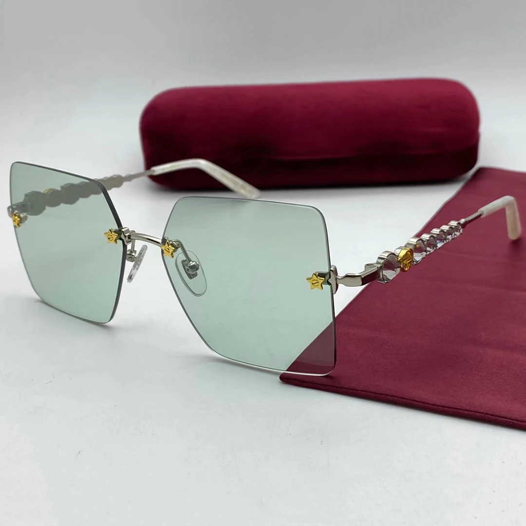 Rimless Brand Designer Sunglasses Luxury Sun Glasses Outdoor Women Female 400 UV Protection 2021 Sunglass Lunettes
Rimless Brand Designer Sunglasses Luxury Sun Glasses Outdoor Women Female 400 UV Protection 2021 Sunglass Lunettes
