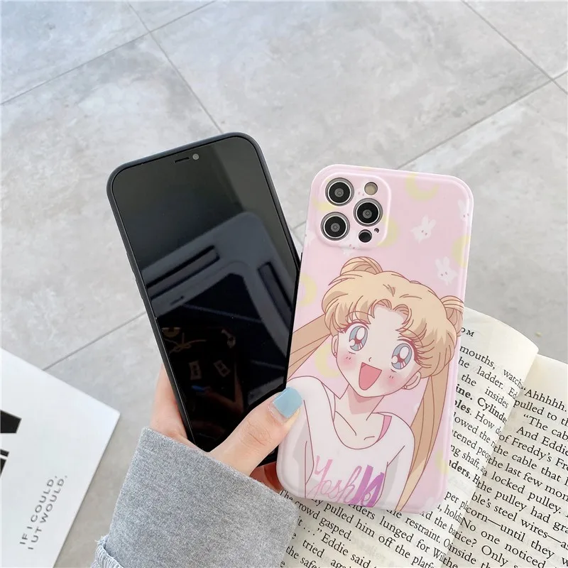 Cute Cartoon anime girl rabbit soft Case For iPhone 11 12 Pro Max mini 7 8 Plus XR X XS MAX SE 2 luxury phone cover fundas
Cute Cartoon anime girl rabbit soft Case For iPhone 11 12 Pro Max mini 7 8 Plus XR X XS MAX SE 2 luxury phone cover fundas