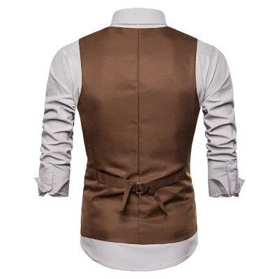 Free Shipping Fall Men's V-Neck Single Button Design Vest Men's Suit Vest White Black Khaki
Free Shipping Fall Men's V-Neck Single Button Design Vest Men's Suit Vest White Black Khaki