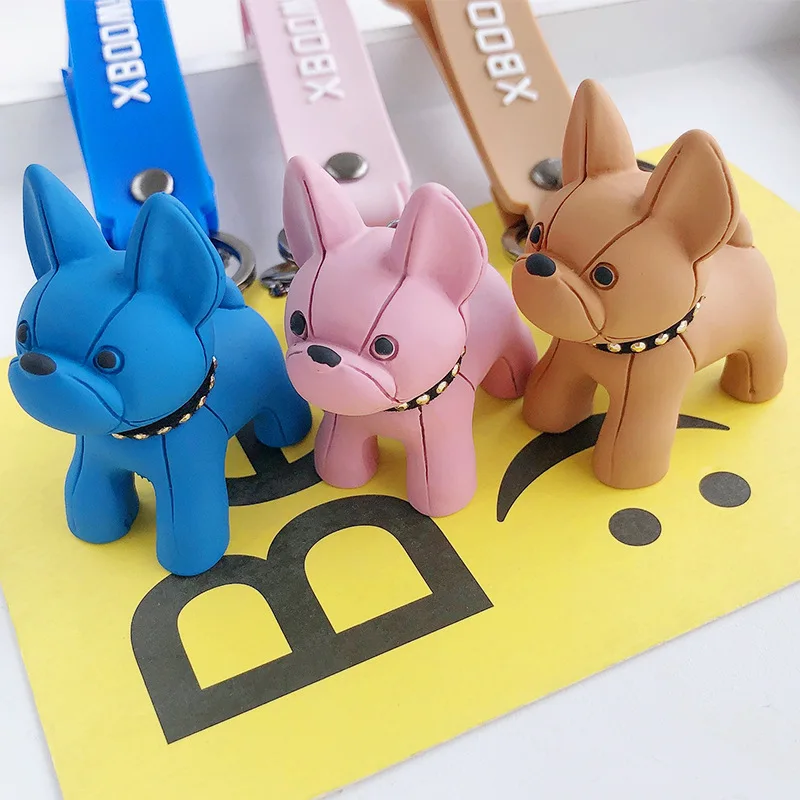 Classic Anime Keychain Punk French Bulldog Key Chain Cute PU Leather Dog Keychains for Women Bag Pendant Men's Car Key Ring
Classic Anime Keychain Punk French Bulldog Key Chain Cute PU Leather Dog Keychains for Women Bag Pendant Men's Car Key Ring