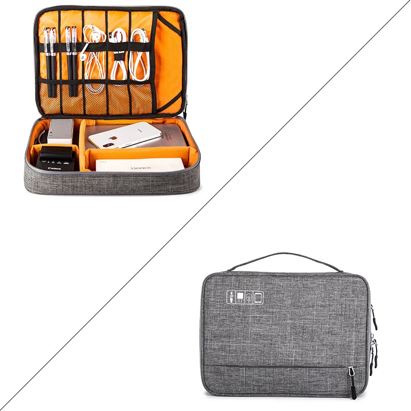 Double Layer Digital Storage Bag Portable Mobile Multifunction Phone Data Cable Charger Tour Organizer Case Accessories Supplies
Double Layer Digital Storage Bag Portable Mobile Multifunction Phone Data Cable Charger Tour Organizer Case Accessories Supplies