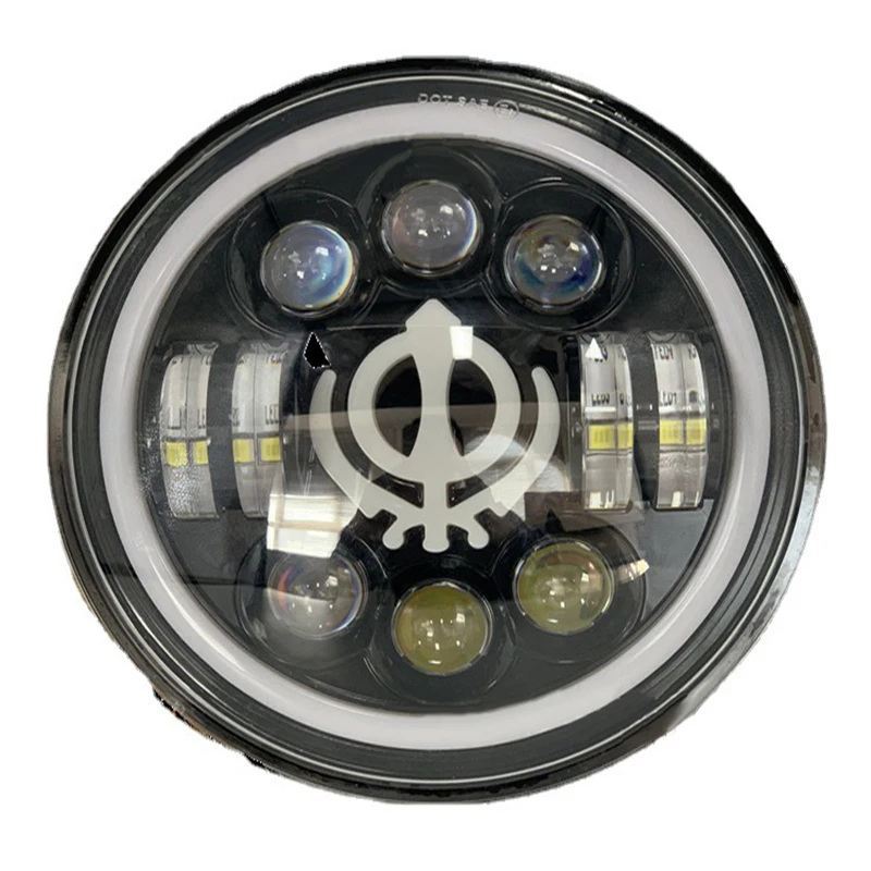 For Car Harley 1pcs 7inch LED Motorcycle Headlight Hi/Lo Beam White DRL Yellow Turn Light LED Wrangler Flower Round Fog Lights
For Car Harley 1pcs 7inch LED Motorcycle Headlight Hi/Lo Beam White DRL Yellow Turn Light LED Wrangler Flower Round Fog Lights